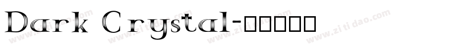 Dark Crystal字体转换